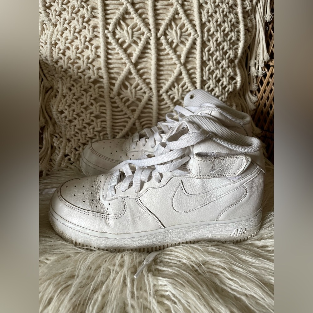 SOLD Nike White High-Top Sneakers